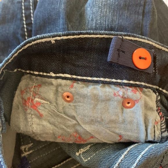 True Religion Blue Jeans Girls Size 8 - Picture 5 of 11